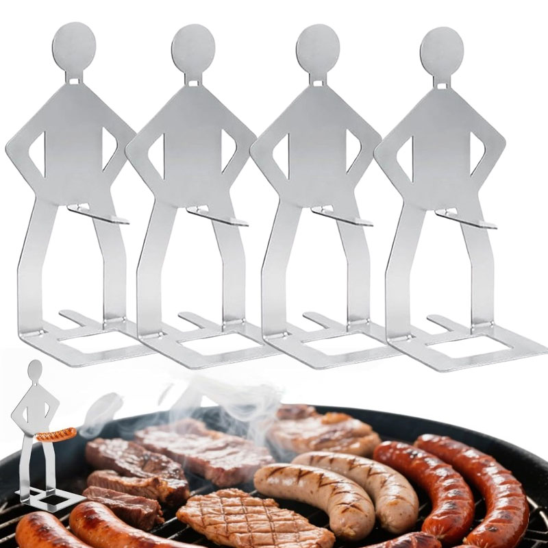 Camping Cooking Equipment Gas - Campingbenodigdheden 304 roestvrijstalen BBQ Strongman worsthouder
