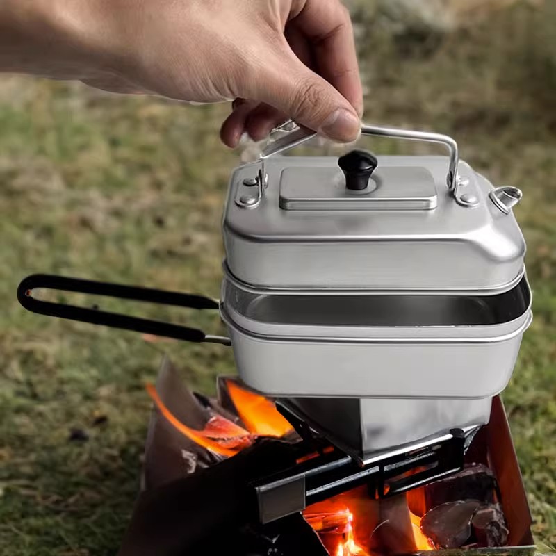 Camping Cooking Cup - Ultralichte Draagbare Picknick Camping Toeristenketel Theepot