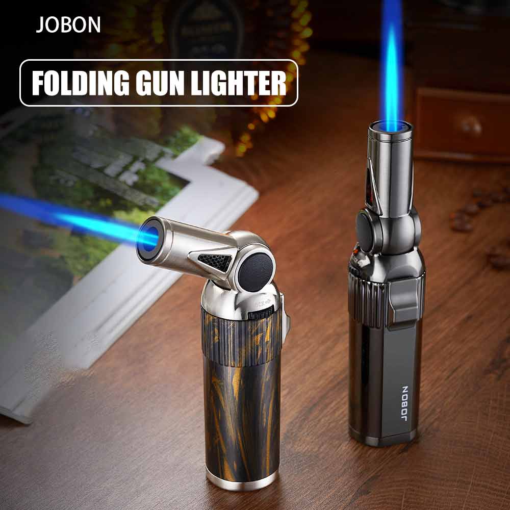 Camping Cooking Torch - Opvouwbare pistoolaansteker Eén sleutelslot Brandfunctie Verstelbare