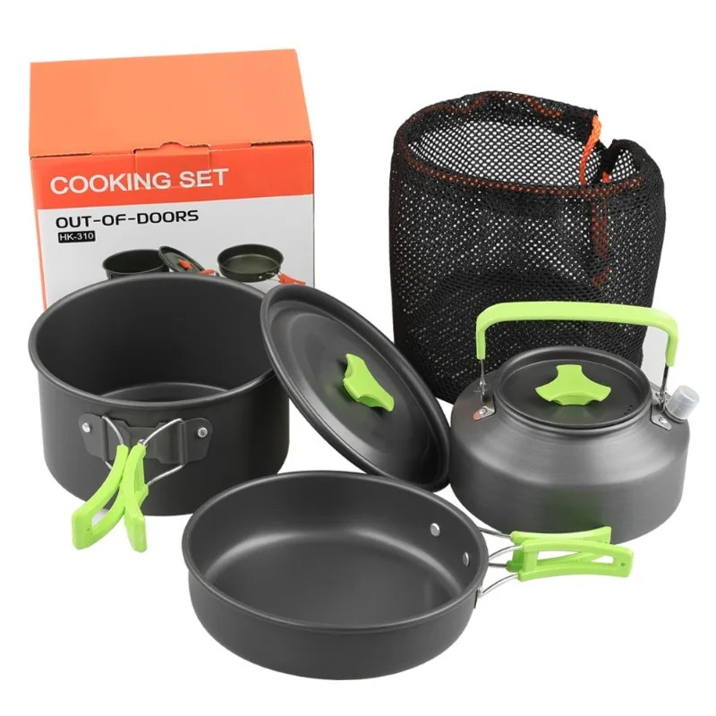 Camping Cooking Cup - Camping kookset, outdoor keukenset, aluminium draagbaar