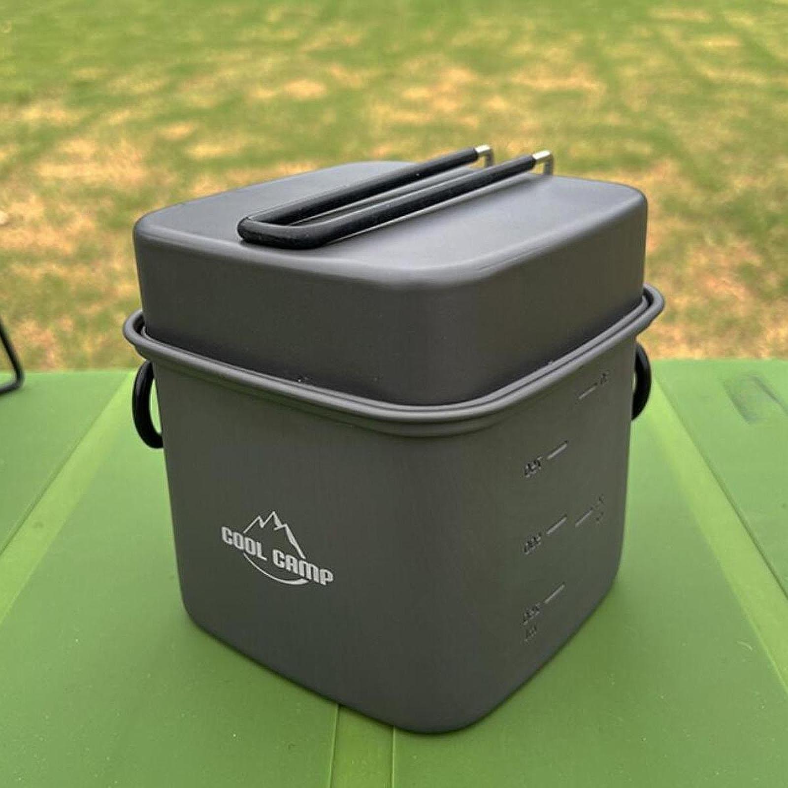 Camping Hiking Cooking - Campingkookgereiset Koekenpan Reizen Lichtgewicht Kamperen Wandelen