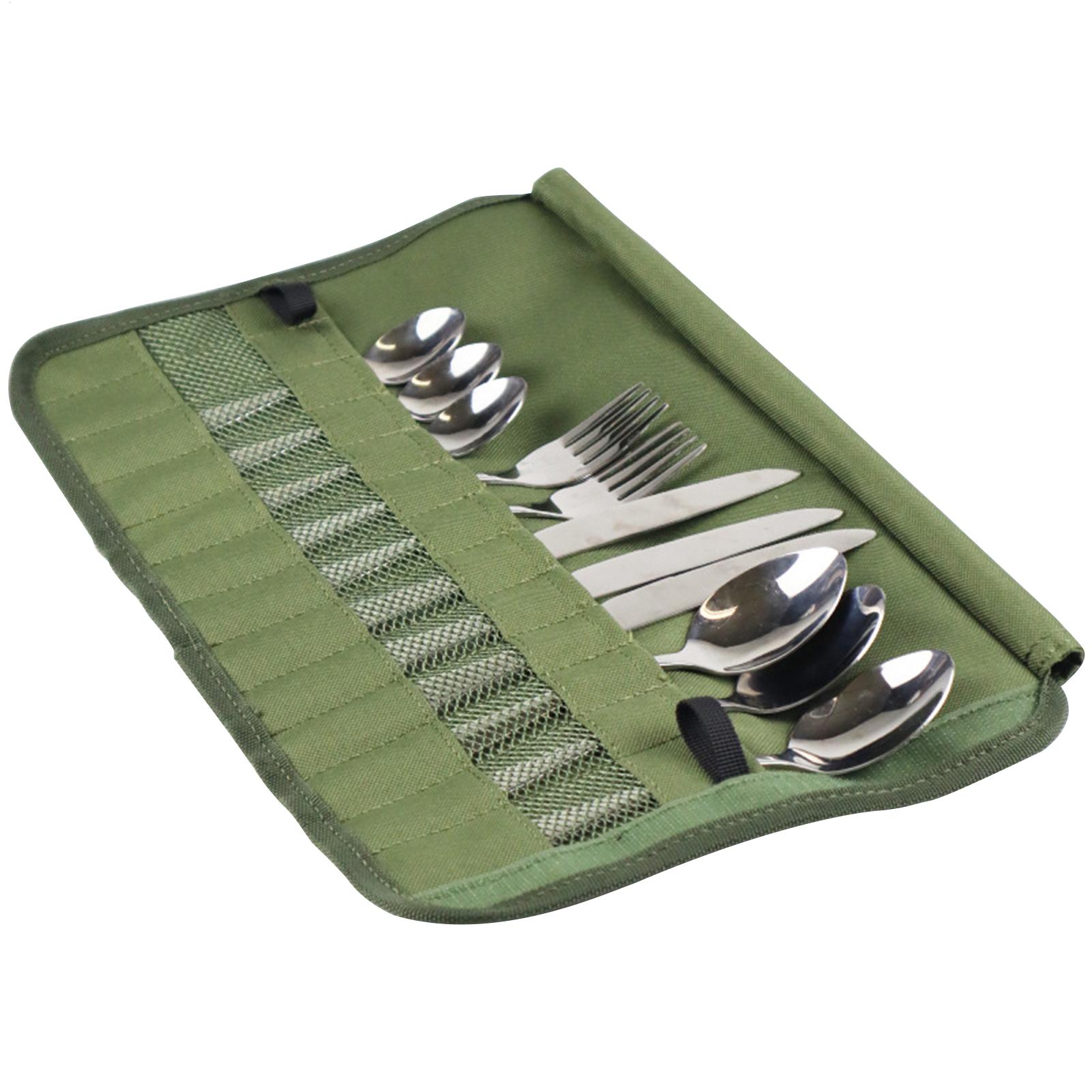 Camping Cooking Utensil Roll - Keuken Opbergtas Camping Bestekrolpakket Kookgerei Organizer