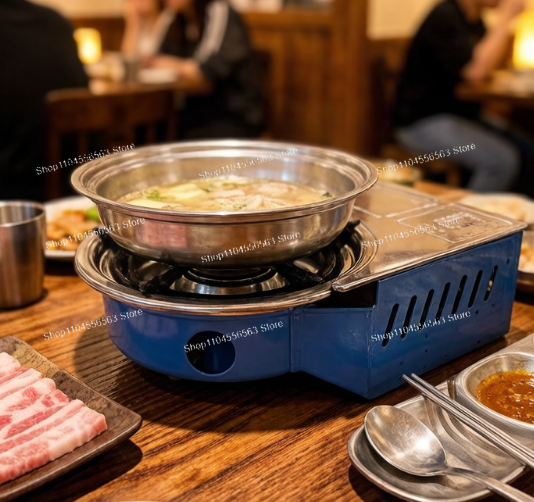 Camping Cooking Canister - Draagbare gasfornuis met gaspatroon voor Koreaans