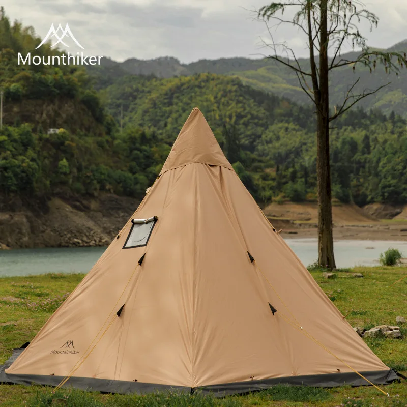 Campfire Cooking In Another World - MOUNTAINHIKER Piramidetent voor 3-4 personen Ultralight