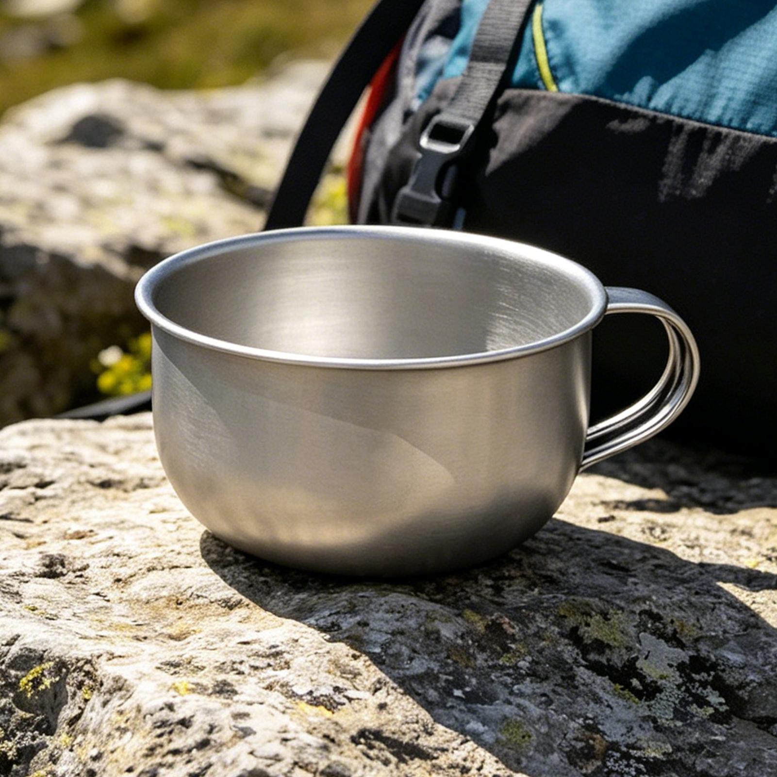 Camping Cooking Cup - 220ml campingmok met handvat Toeristisch servies