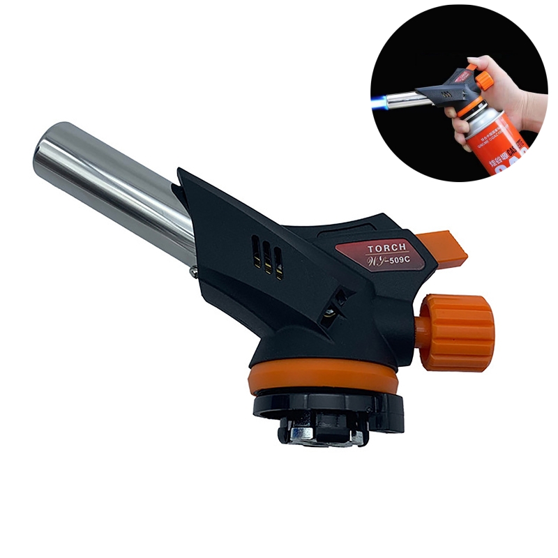 Camping Cooking Torch - Gasbrander met automatische ontsteking, butaangas, lasbrander,
