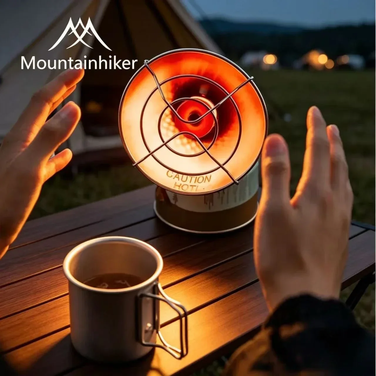 Camping Cooking Equipment Gas - MOUNTAINHIKER Outdoor Camping Mini Draagbare Gasverwarmer/Kachel