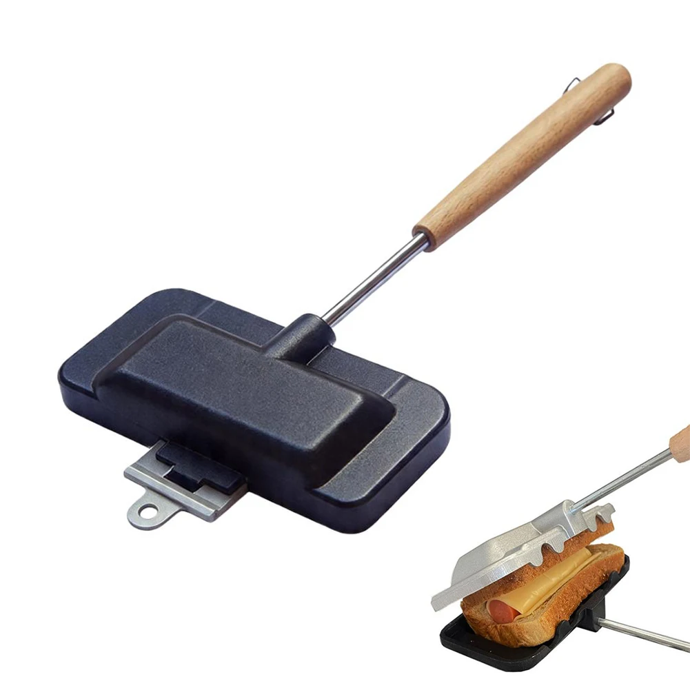 ANon-stick aluminium sandwichp - Camping Cooking Utensil Roll recensie en prijs