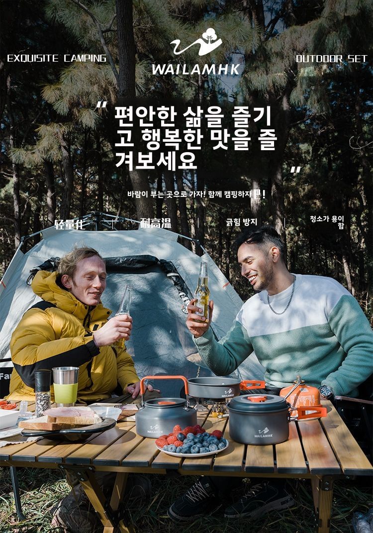 Outdoor Camping Kookgerei Set  - Nesting Camping Cooking Set recensie en prijs