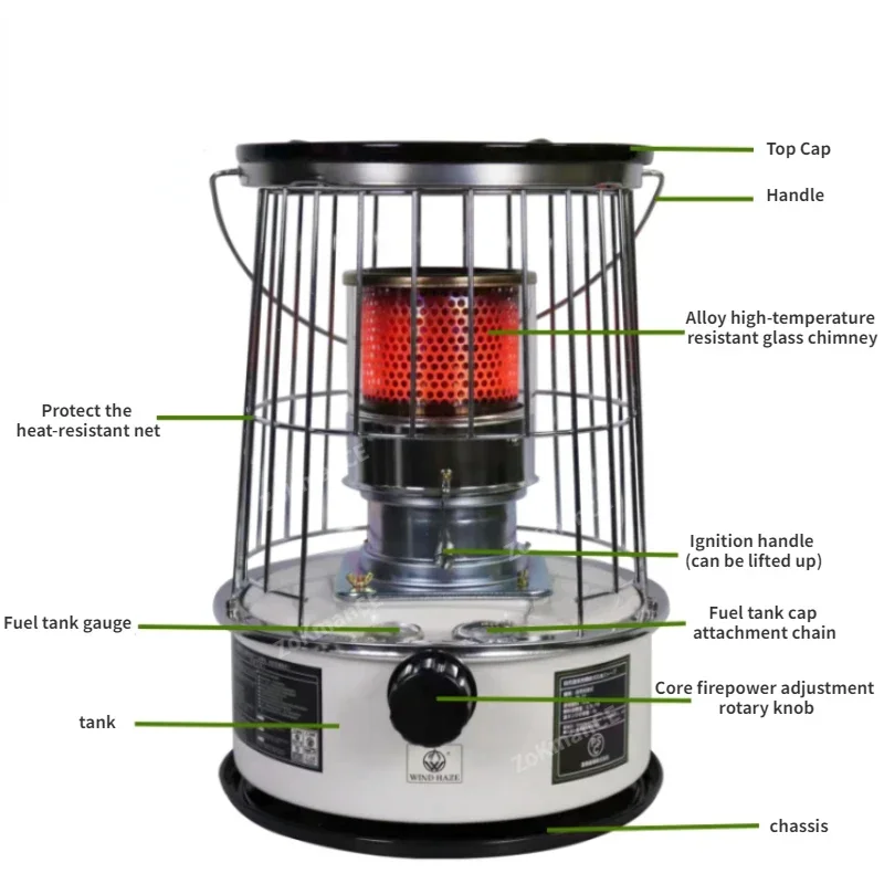 6L Draagbare Kerosine Kachel K - Camping Cooking Tips recensie en prijs
