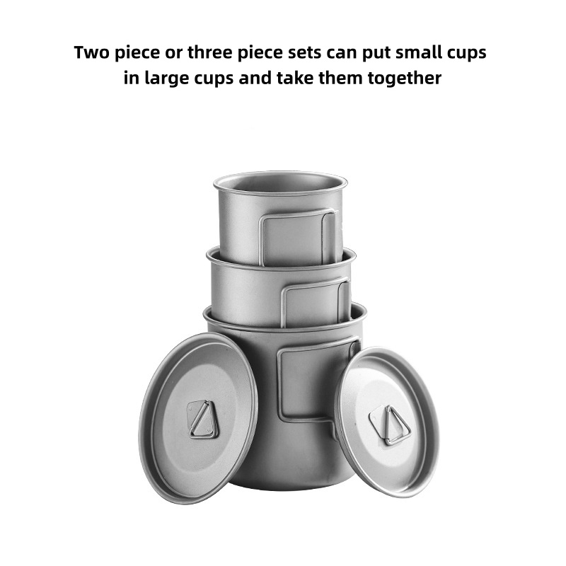Titanium kampeermok met inklap - Camping Cooking Cup recensie en prijs