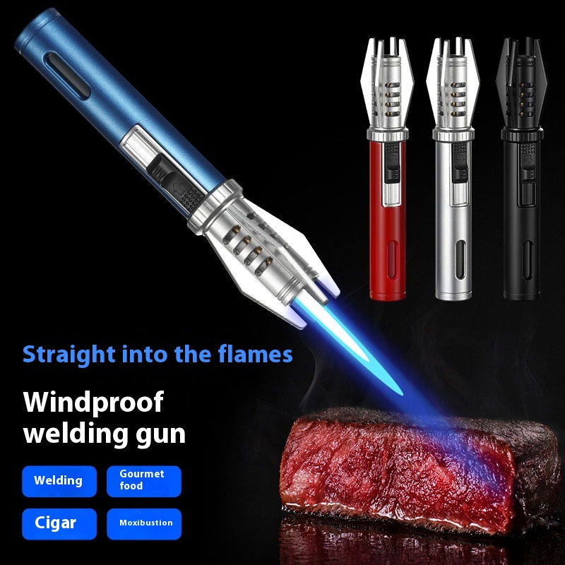 Metaal winddichte jetvlam aans - Camping Cooking Torch recensie en prijs