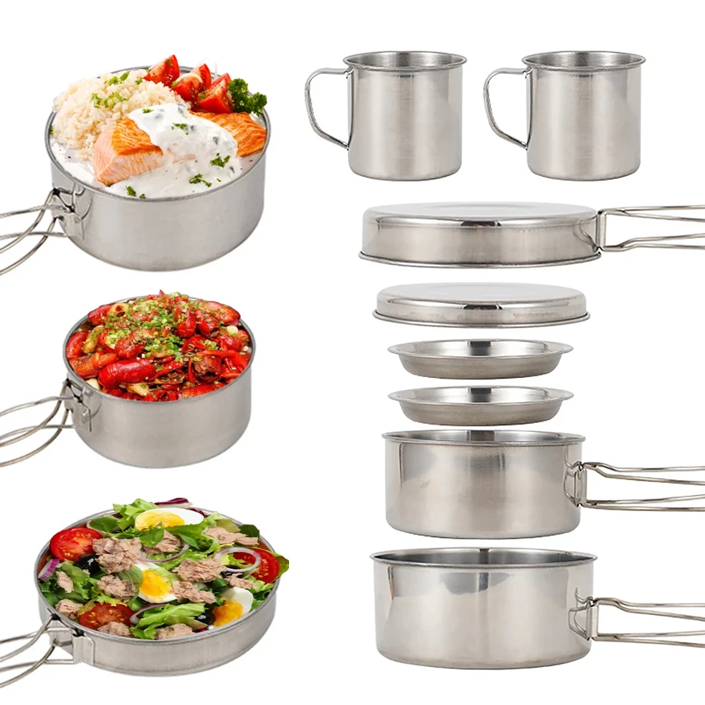 8 stks/set Camping Kookgerei M - Camping Cooking Cup recensie en prijs