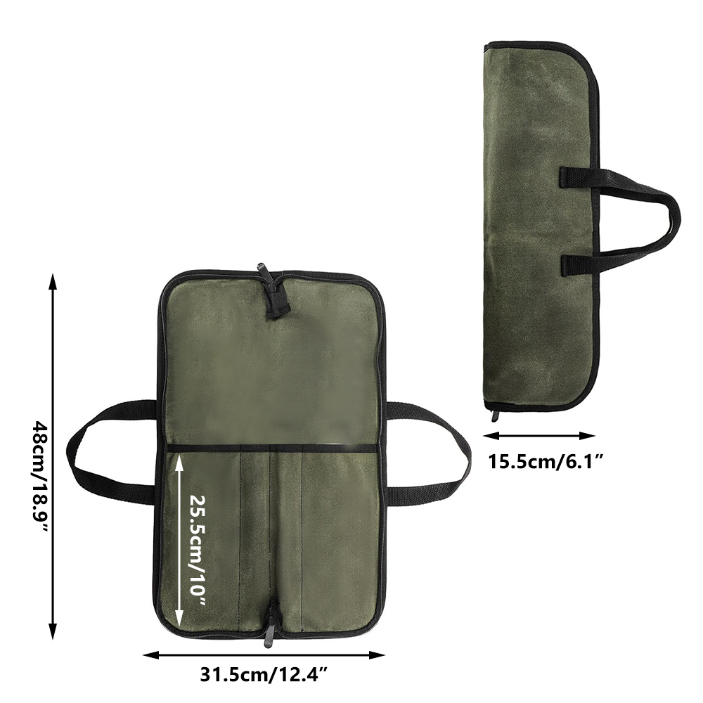 Gewaxte canvas messenroltas me - Camping Hiking Cooking recensie en prijs