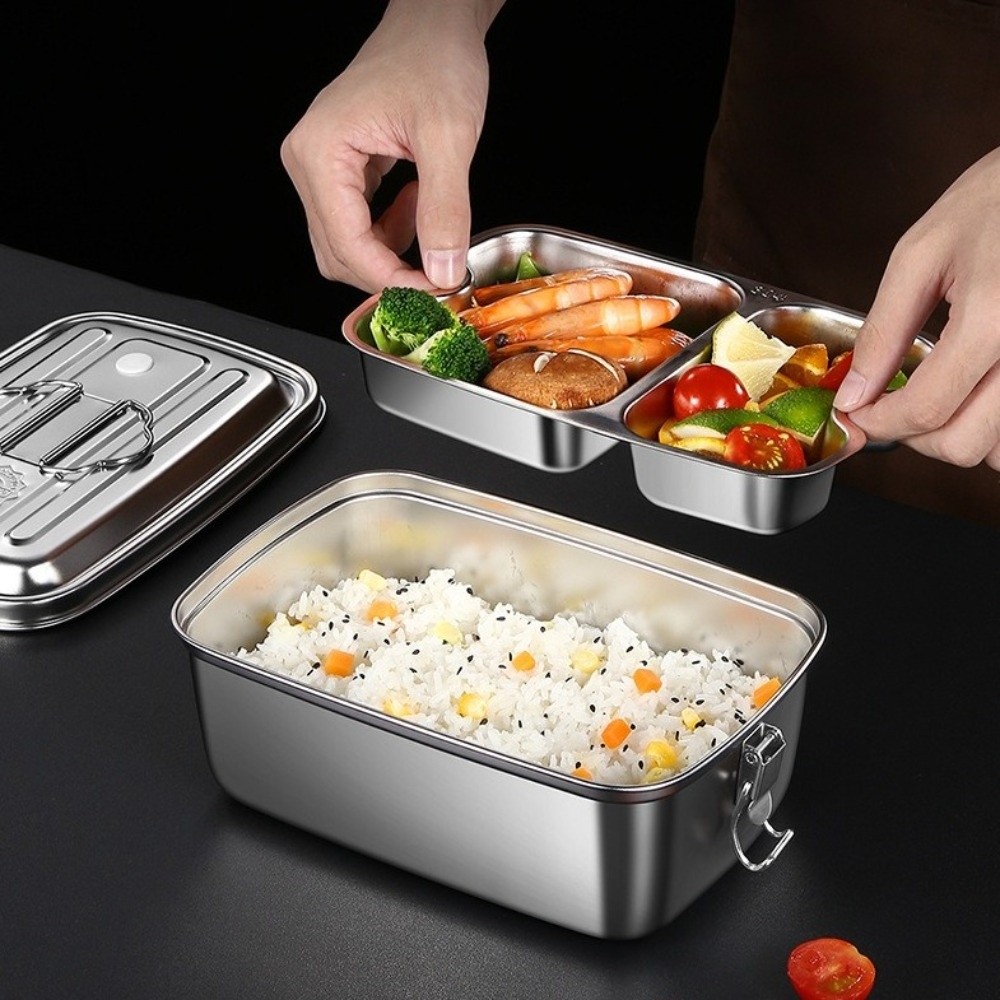 Dubbellaagse roestvrijstalen l - Camping Cooking Device recensie en prijs