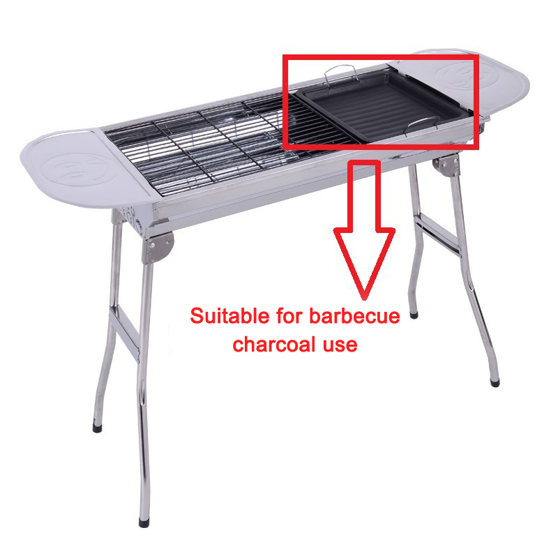 Buiten dikke vierkante grillpa - Camping Cooking Device recensie en prijs