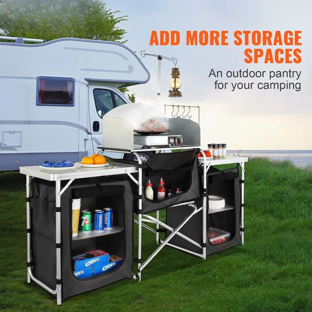 Een campingkeukentafel, opvouw - Camping Cooking Cupboard recensie en prijs
