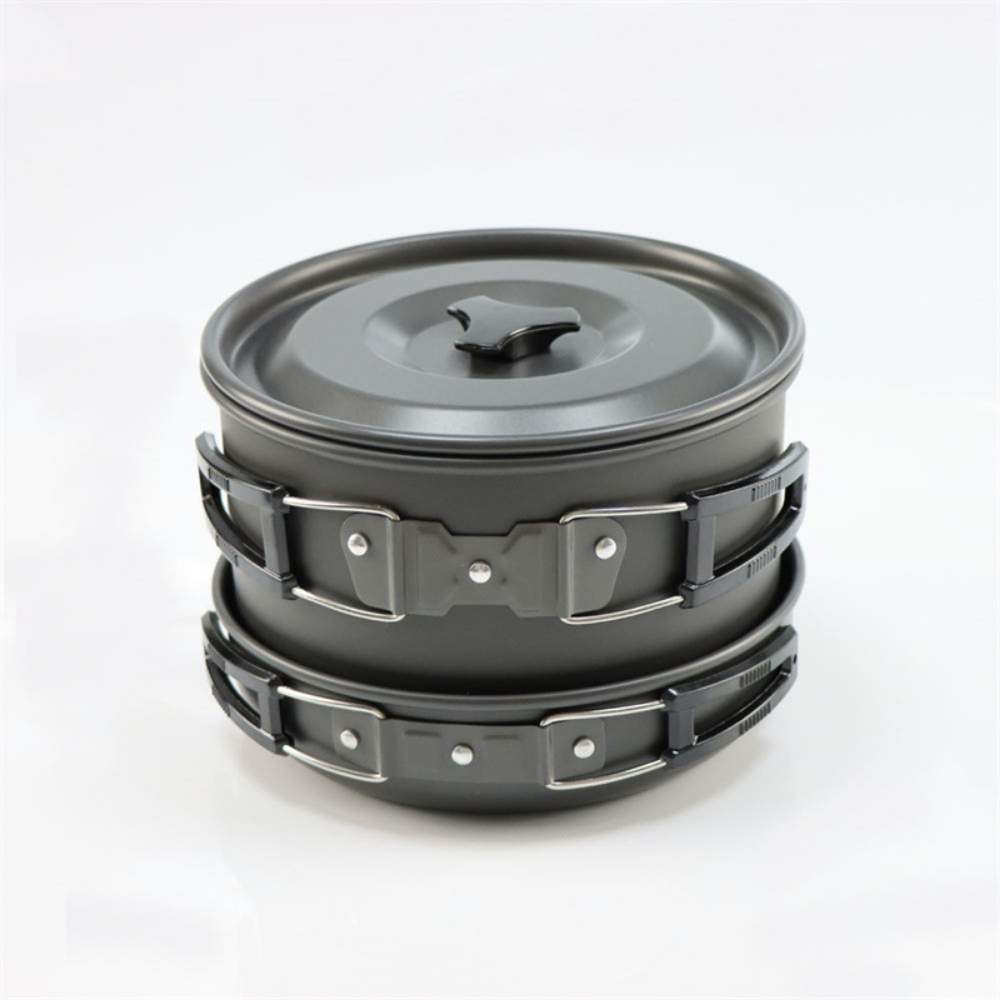 Grote kookset voor buiten, 2-4 - Nesting Camping Cooking Set recensie en prijs