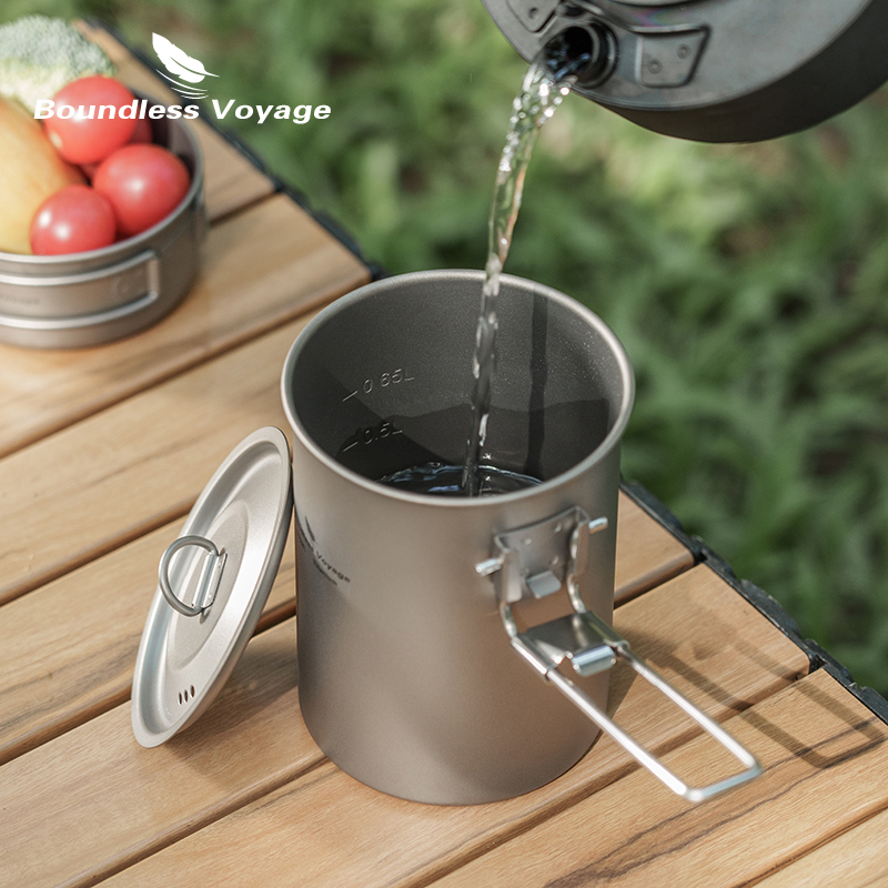 Boundless Voyage 900ml Titaniu - Camping Cooking Cup recensie en prijs
