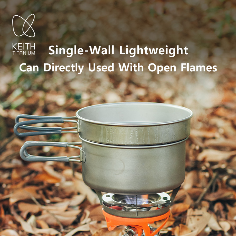Keith Titanium Pannenset Outdo - Nesting Camping Cooking Set recensie en prijs