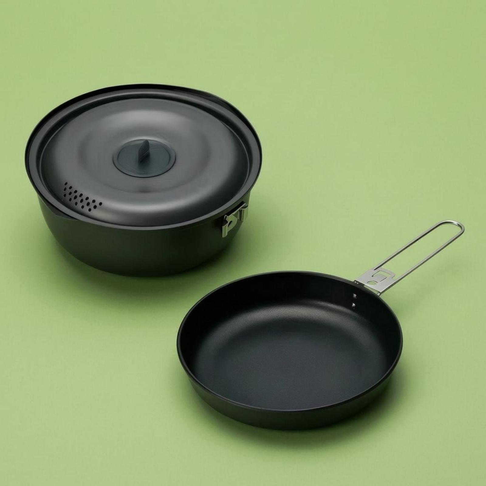 Outdoor kookgerei Anti-aanbak  - Nesting Camping Cooking Set recensie en prijs