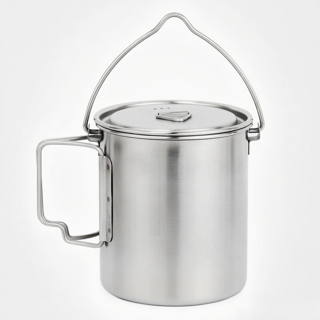 750 ml roestvrijstalen pot, dr - Camping Cooking Cup recensie en prijs
