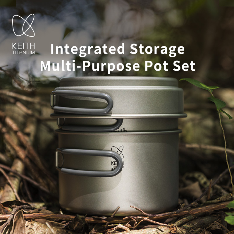 Keith 3-delige titanium kookse - Nesting Camping Cooking Set recensie en prijs