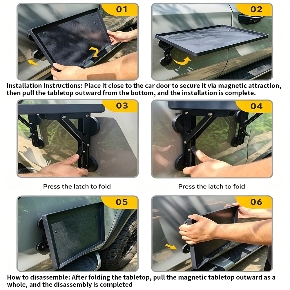 Draagbare auto zijdeur hangend - Camping Hiking Cooking recensie en prijs
