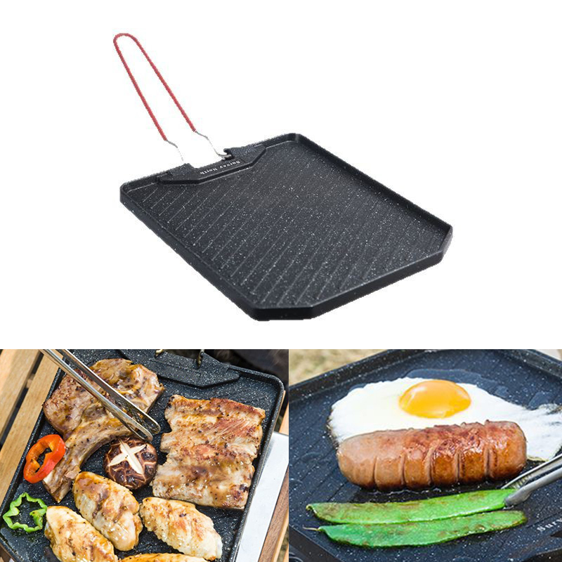 Outdoor camping barbecuepan Hu - Camping Cooking Cupboard recensie en prijs