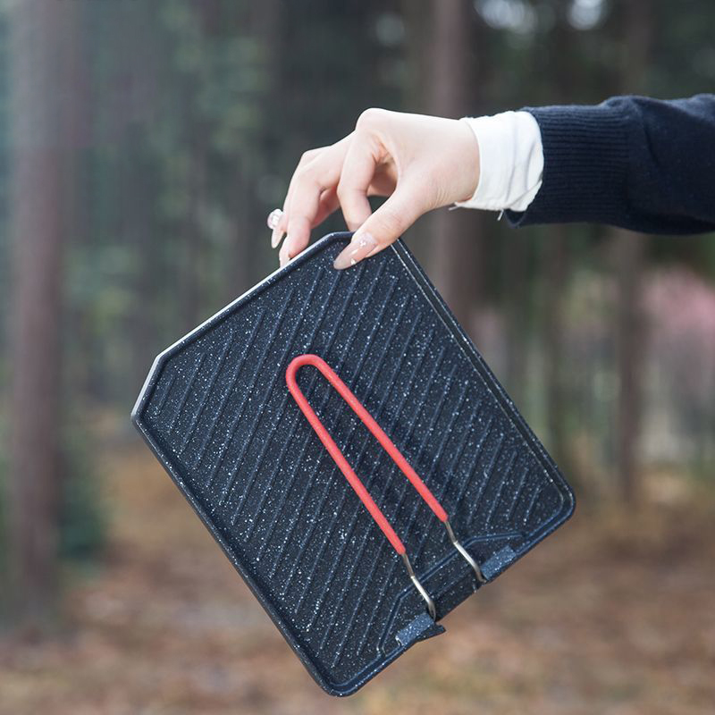 Outdoor camping barbecuepan Hu - Camping Cooking Cupboard recensie en prijs