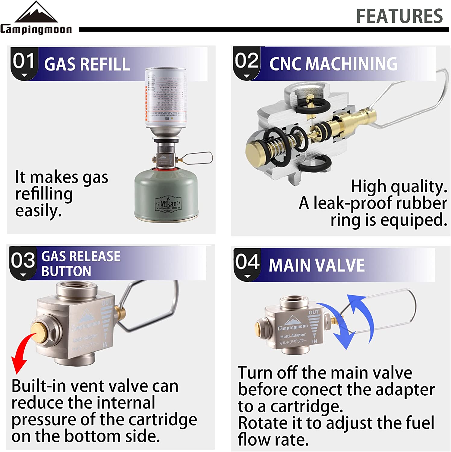 Gasfornuisadapter Gasbesparend - Camping Cooking Butane recensie en prijs