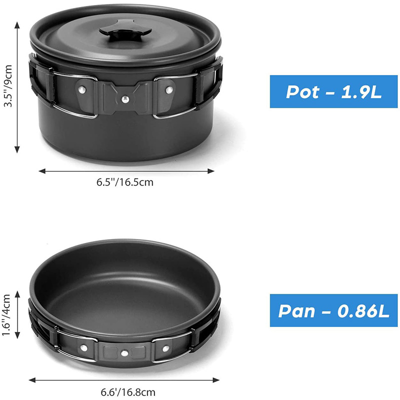 1 Set Outdoor Pot Pan Camping  - Camping Cooking Cup recensie en prijs