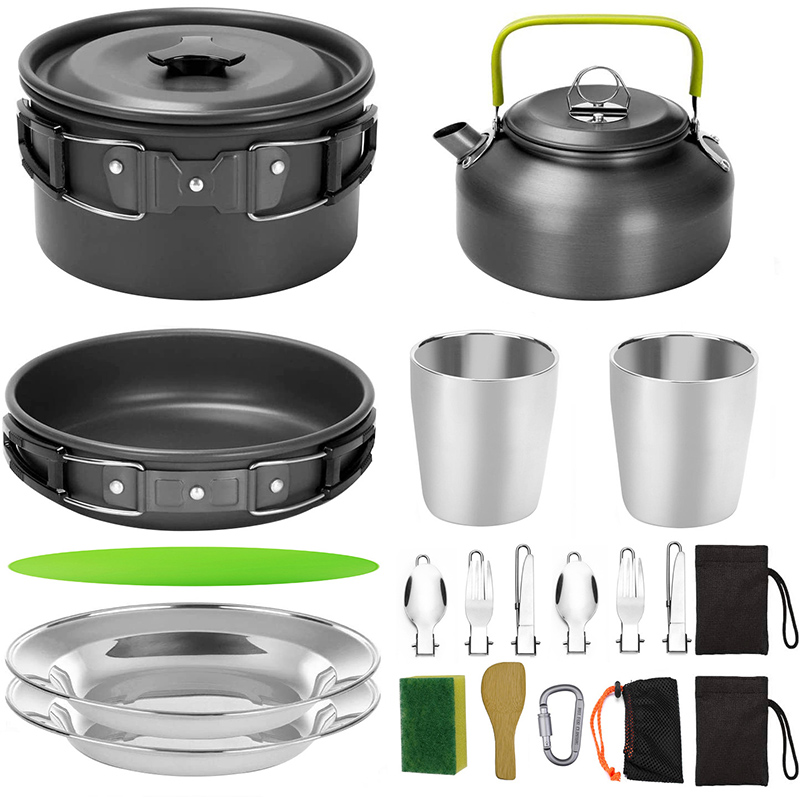 1 Set Outdoor Pot Pan Camping  - Camping Cooking Cup recensie en prijs